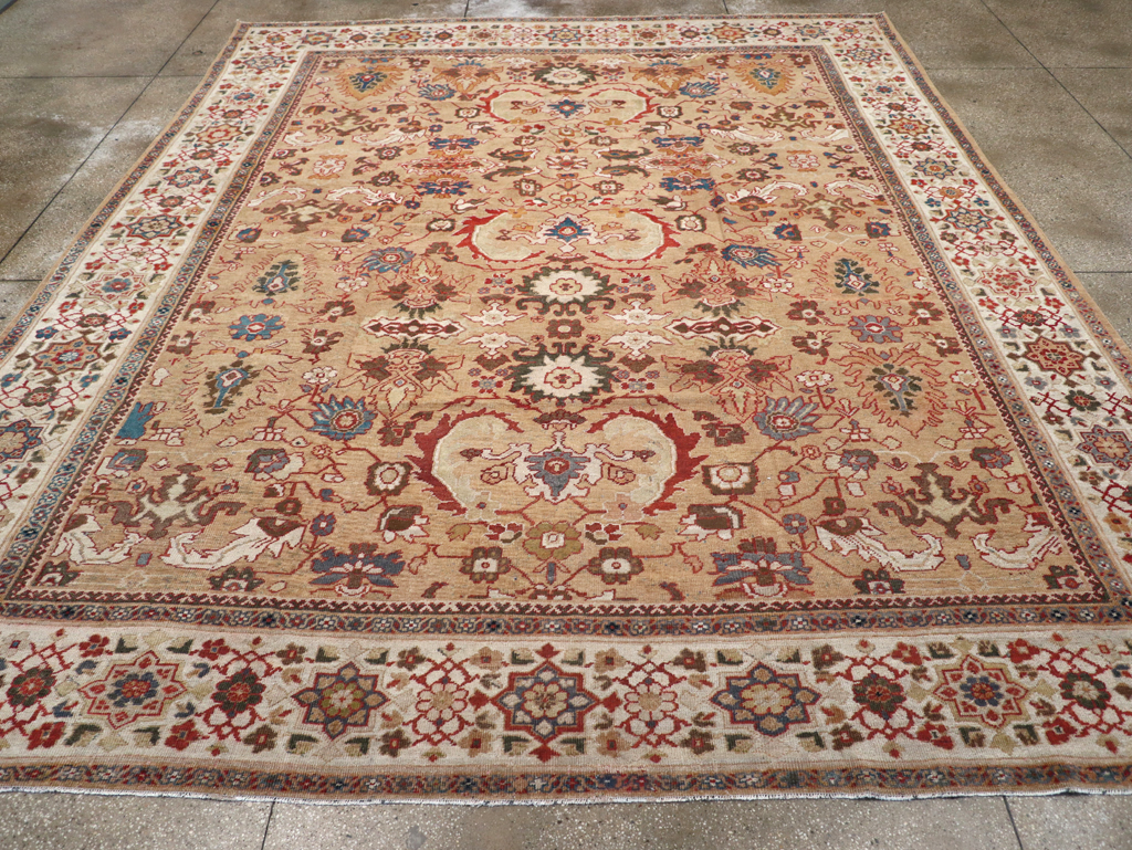 Antique Persian Mahal Room Size Carpet, No.26492 - Galerie Shabab