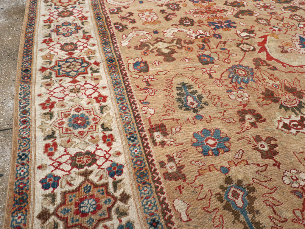 Antique Persian Mahal Room Size Carpet, No.26492 - Galerie Shabab