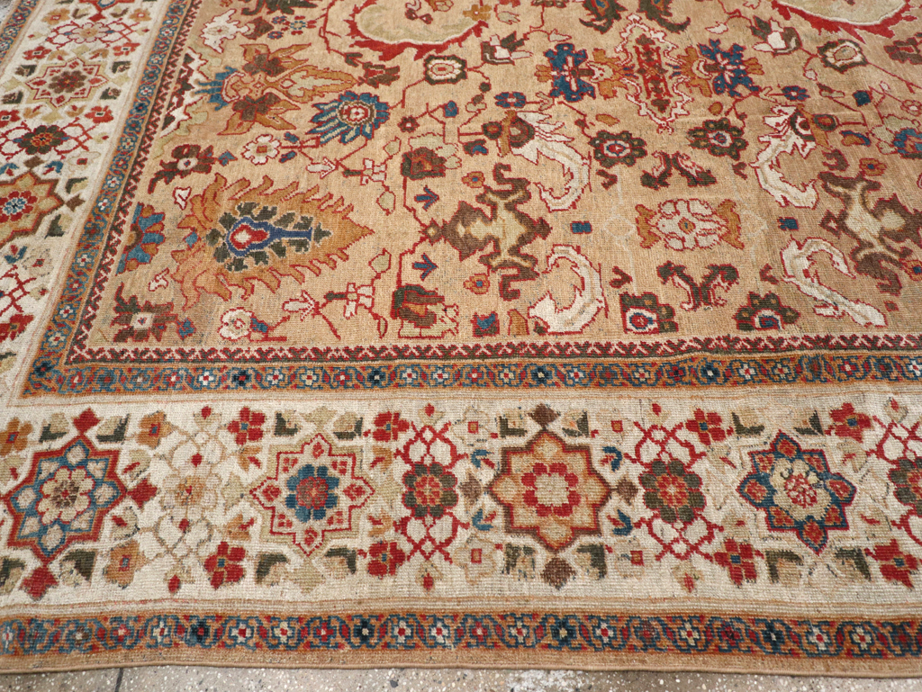 Antique Persian Mahal Room Size Carpet, No.26492 - Galerie Shabab