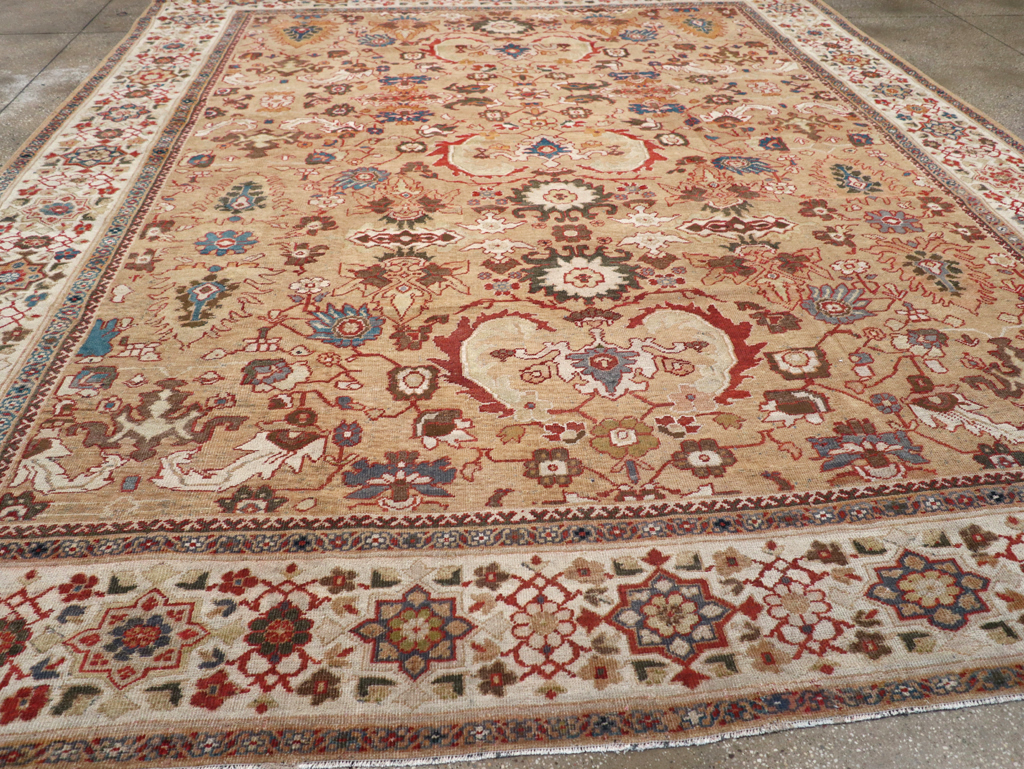 Antique Persian Mahal Room Size Carpet, No.26492 - Galerie Shabab