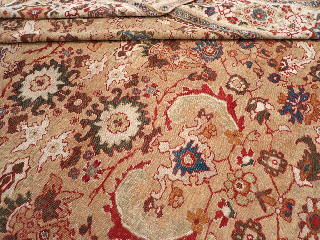 Antique Persian Mahal Room Size Carpet, No.26492 - Galerie Shabab