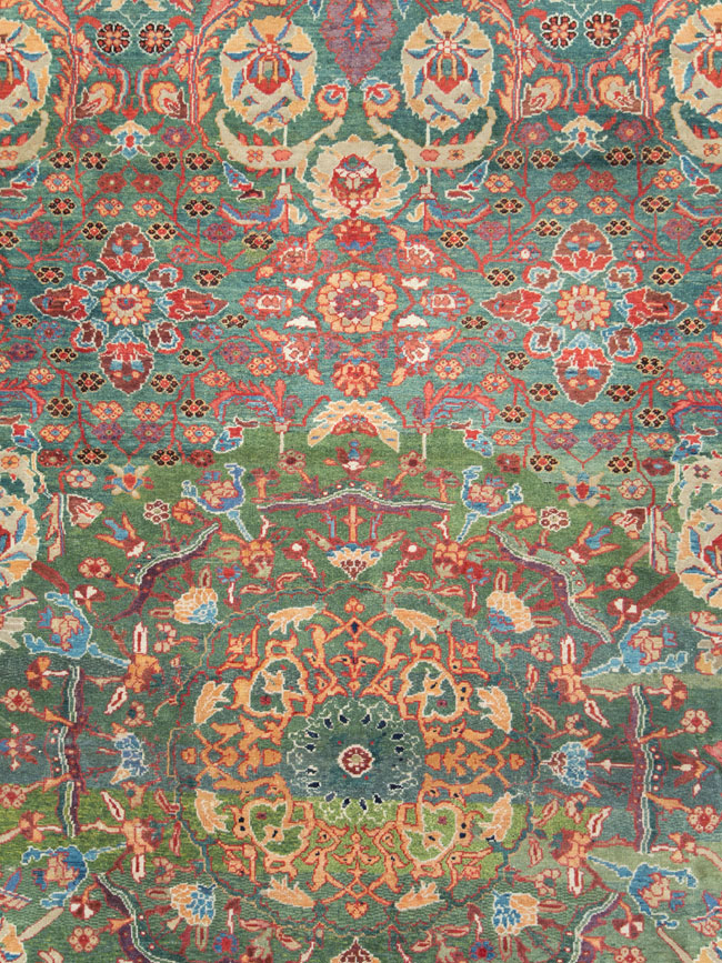 Antique Persian Mahal Oversize Carpet, No.26505 - Galerie Shabab