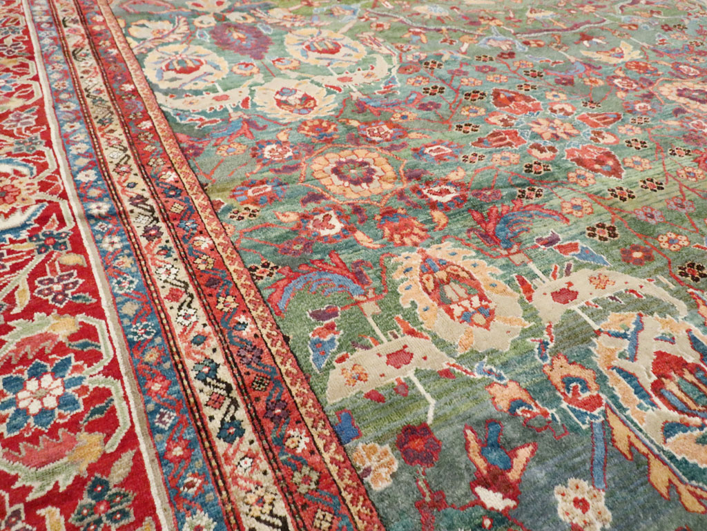 Antique Persian Mahal Oversize Carpet, No.26505 - Galerie Shabab