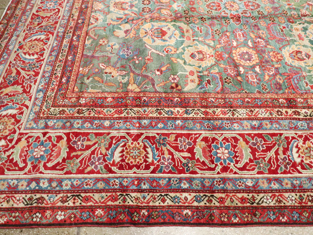 Antique Persian Mahal Oversize Carpet, No.26505 - Galerie Shabab