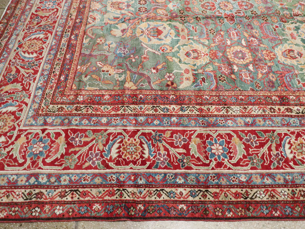 Antique Persian Mahal Oversize Carpet, No.26505 - Galerie Shabab