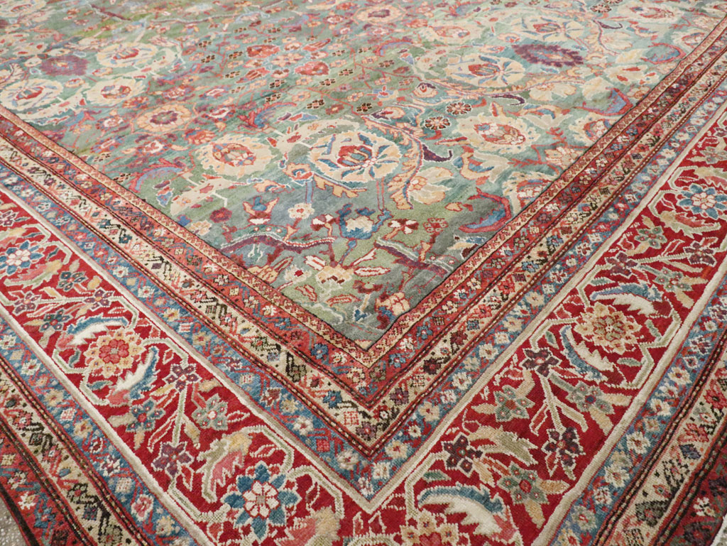 Antique Persian Mahal Oversize Carpet, No.26505 - Galerie Shabab