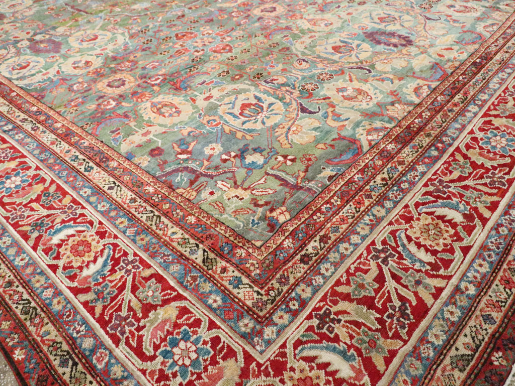 Antique Persian Mahal Oversize Carpet, No.26505 - Galerie Shabab