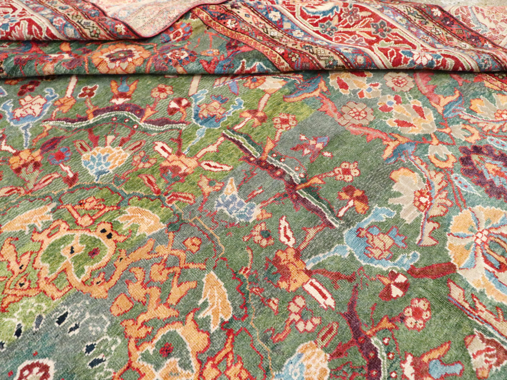 Antique Persian Mahal Oversize Carpet, No.26505 - Galerie Shabab