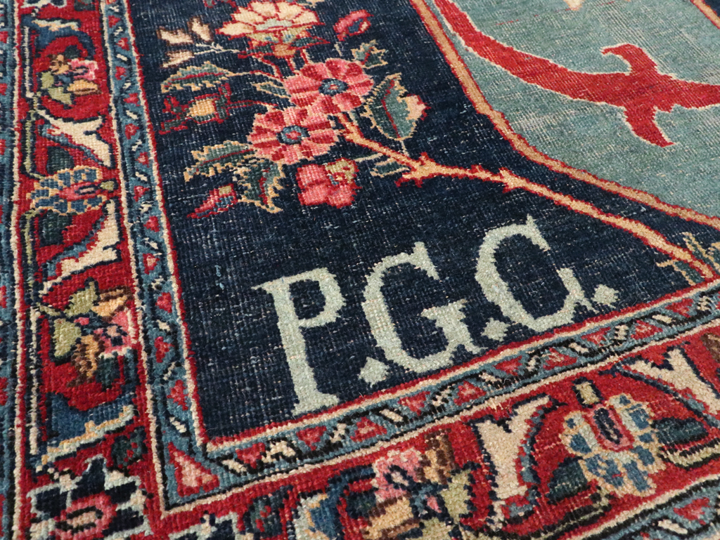 Antique Pictorial Tabriz Rug, No.26506 - Galerie Shabab