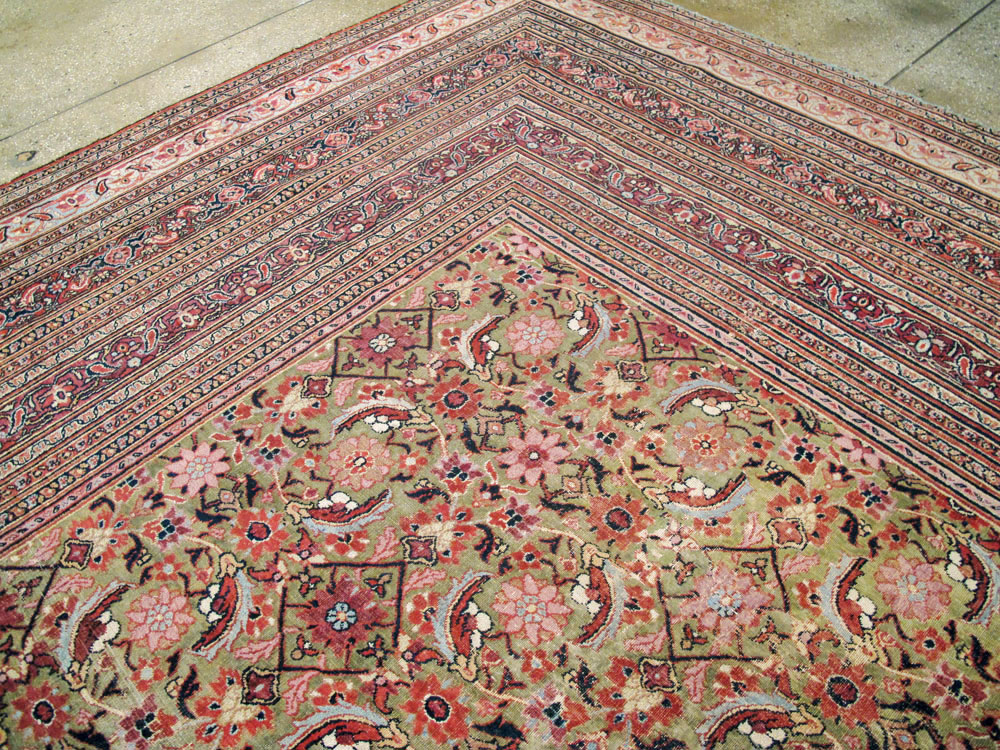 Antique Persian Dorokhsh Carpet, No.26511 - Galerie Shabab