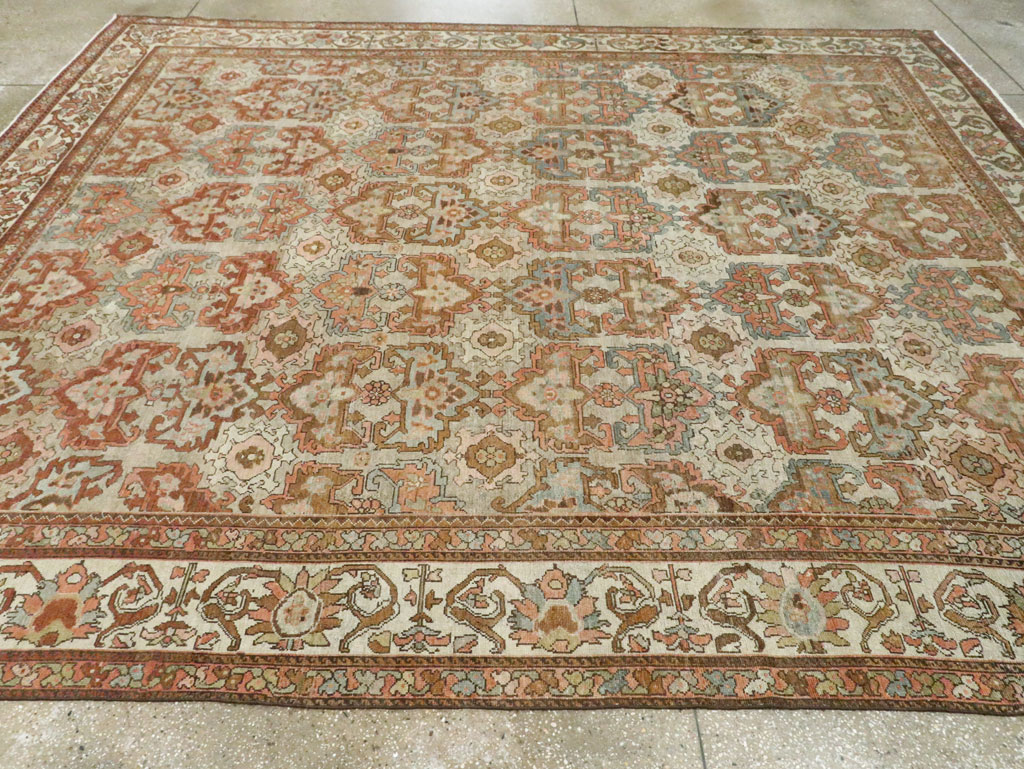 Antique Persian Bakhtiari Room Size Carpet, No.26515 - Galerie Shabab