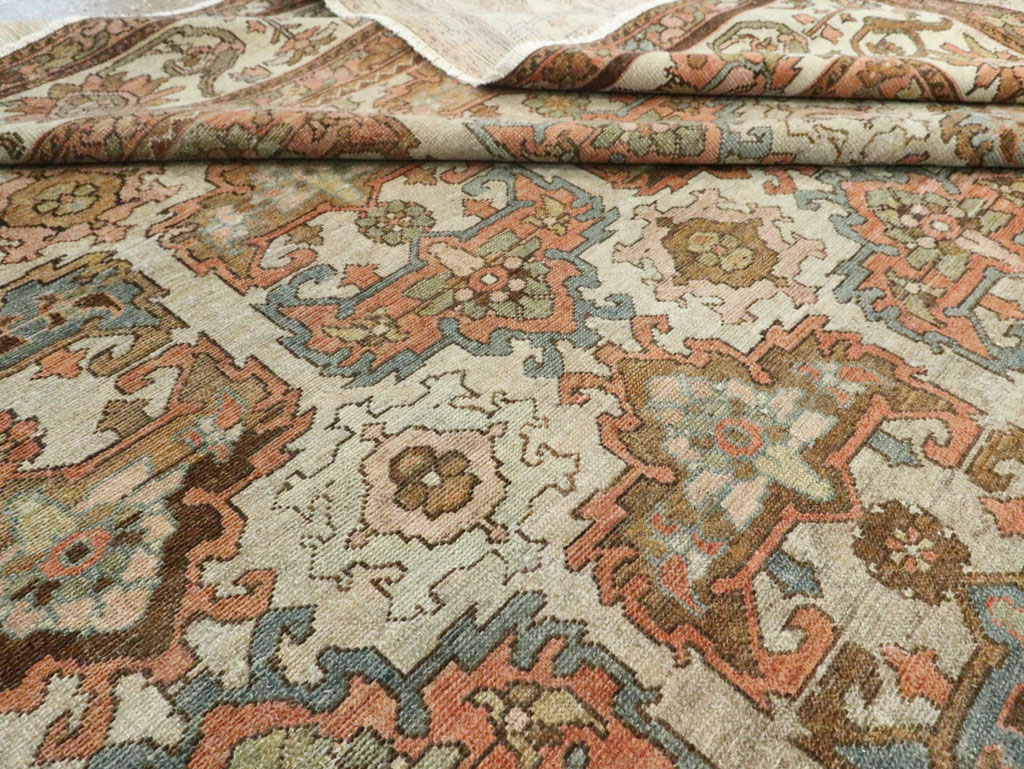 Antique Persian Bakhtiari Room Size Carpet, No.26515 - Galerie Shabab