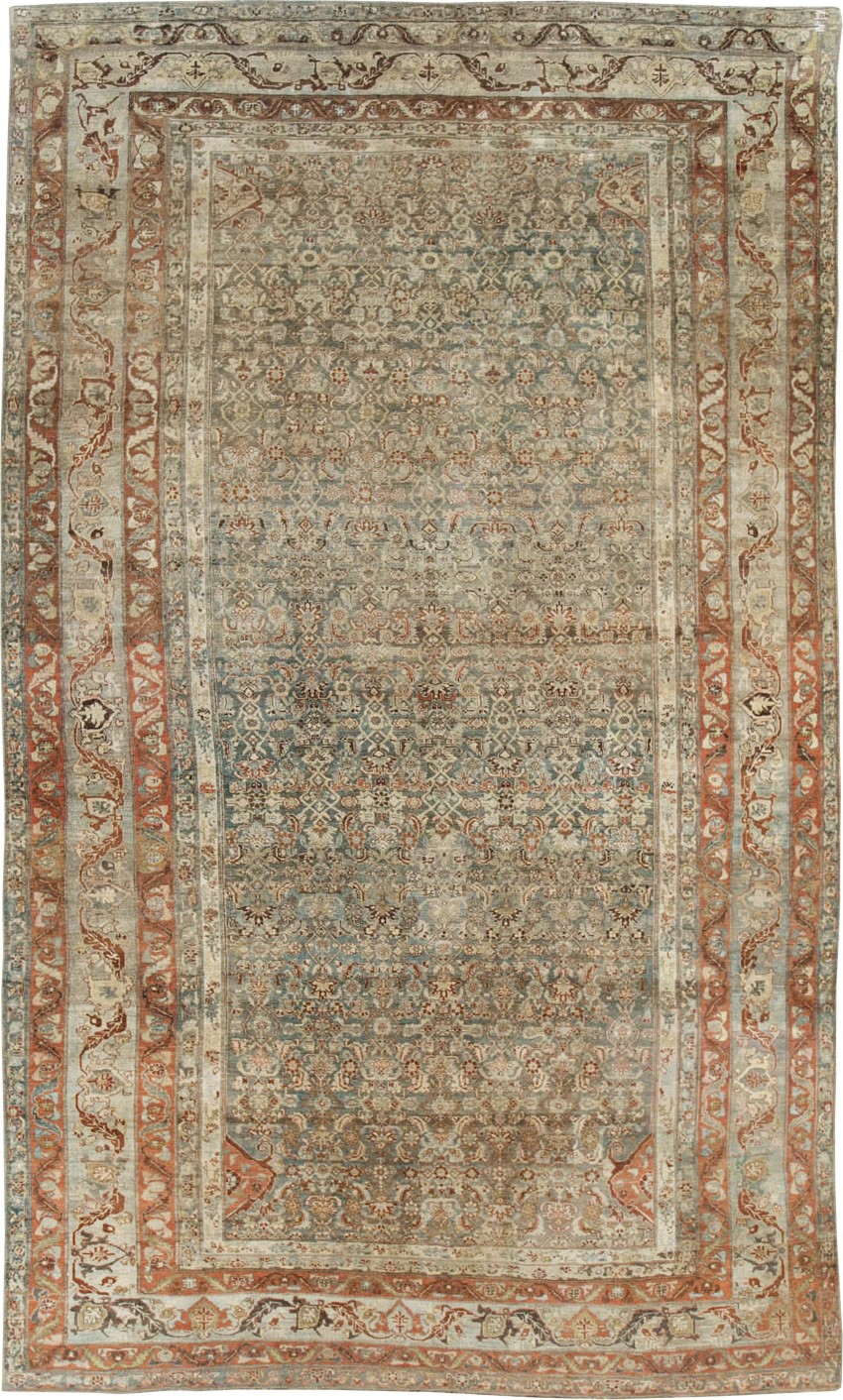 Antique Persian Bidjar Large Room Size Carpet, No.26516 - Galerie Shabab