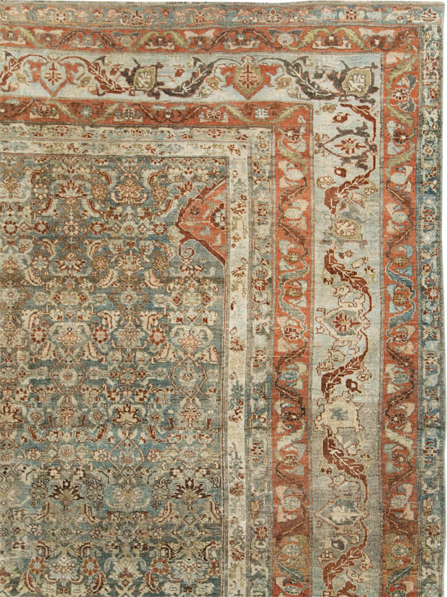 Antique Persian Bidjar Large Room Size Carpet, No.26516 - Galerie Shabab