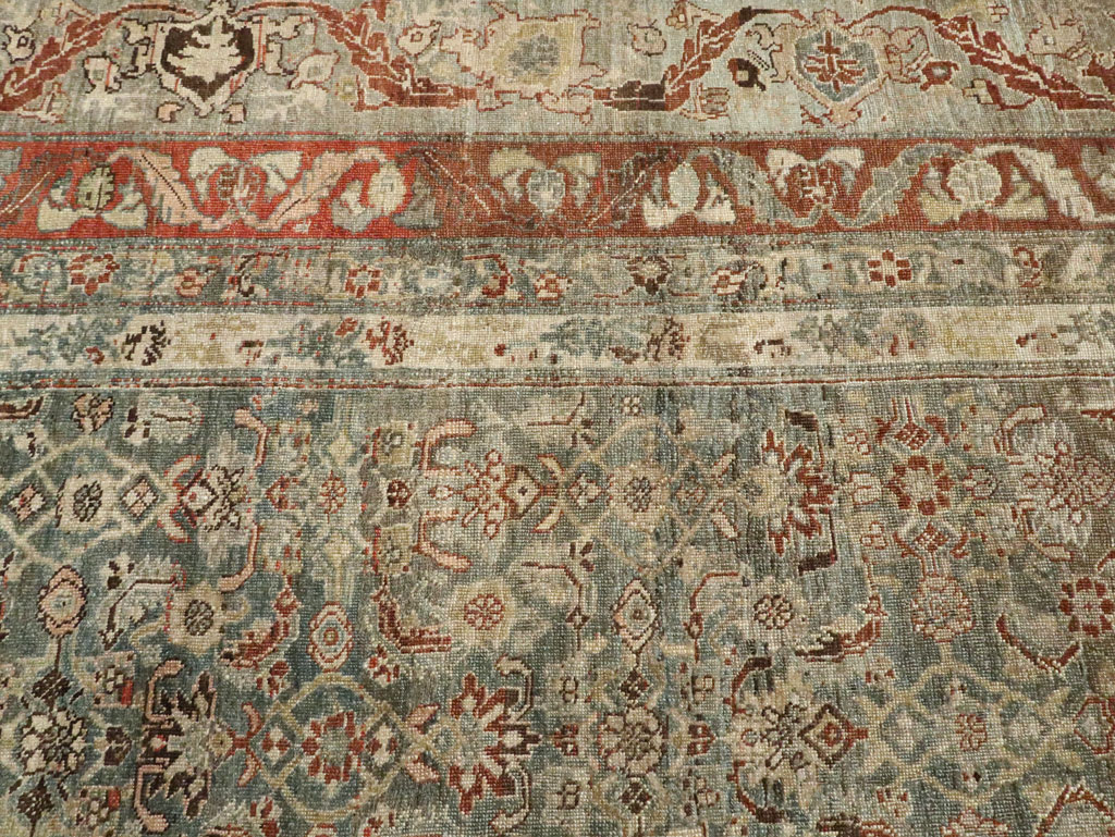 Antique Persian Bidjar Large Room Size Carpet, No.26516 - Galerie Shabab