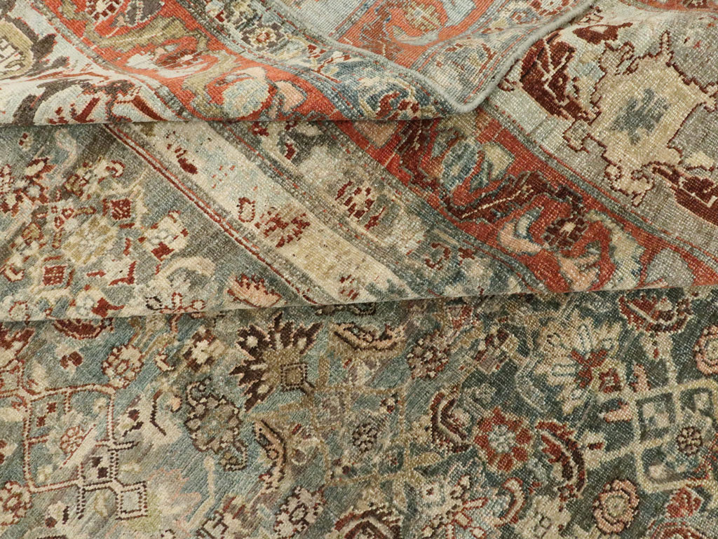 Antique Persian Bidjar Large Room Size Carpet, No.26516 - Galerie Shabab