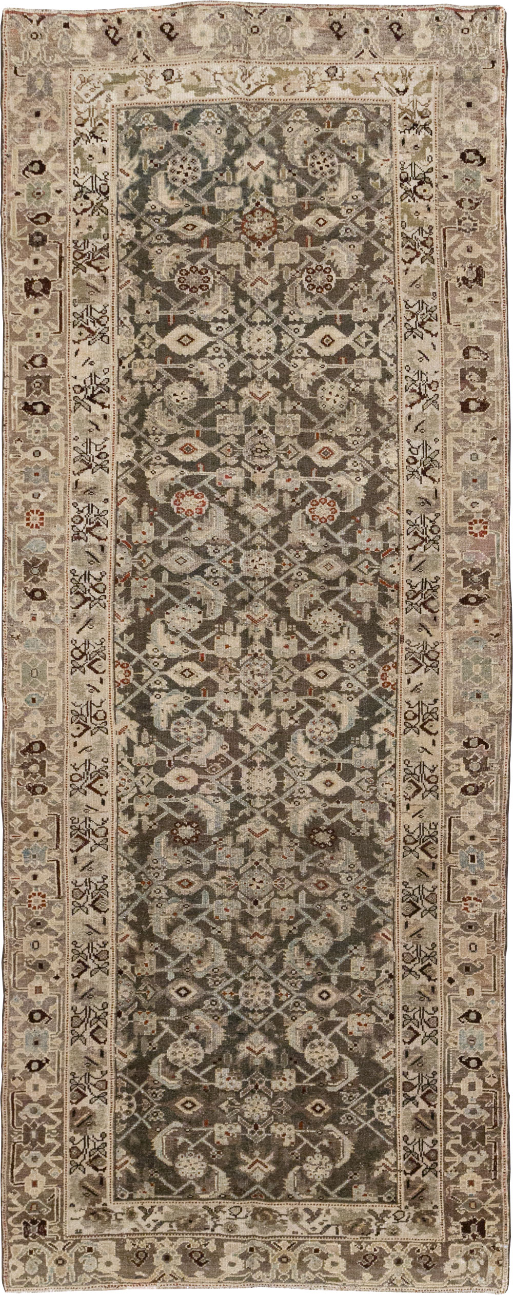 Antique Persian Malayer Gallery Rug, No.26532 - Galerie Shabab