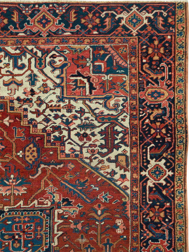 Vintage Persian Heriz Carpet, No.26538 - Galerie Shabab
