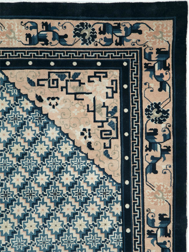 Vintage Chinese Peking Rug, No.26542 - Galerie Shabab