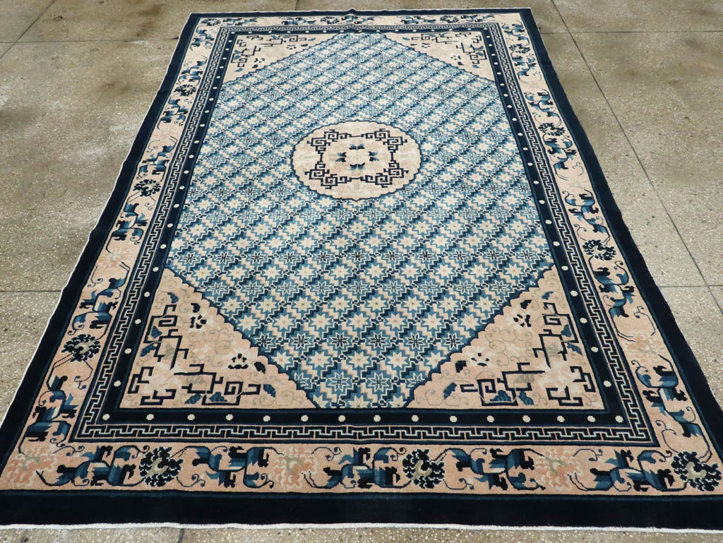 Vintage Chinese Peking Rug, No.26542 - Galerie Shabab