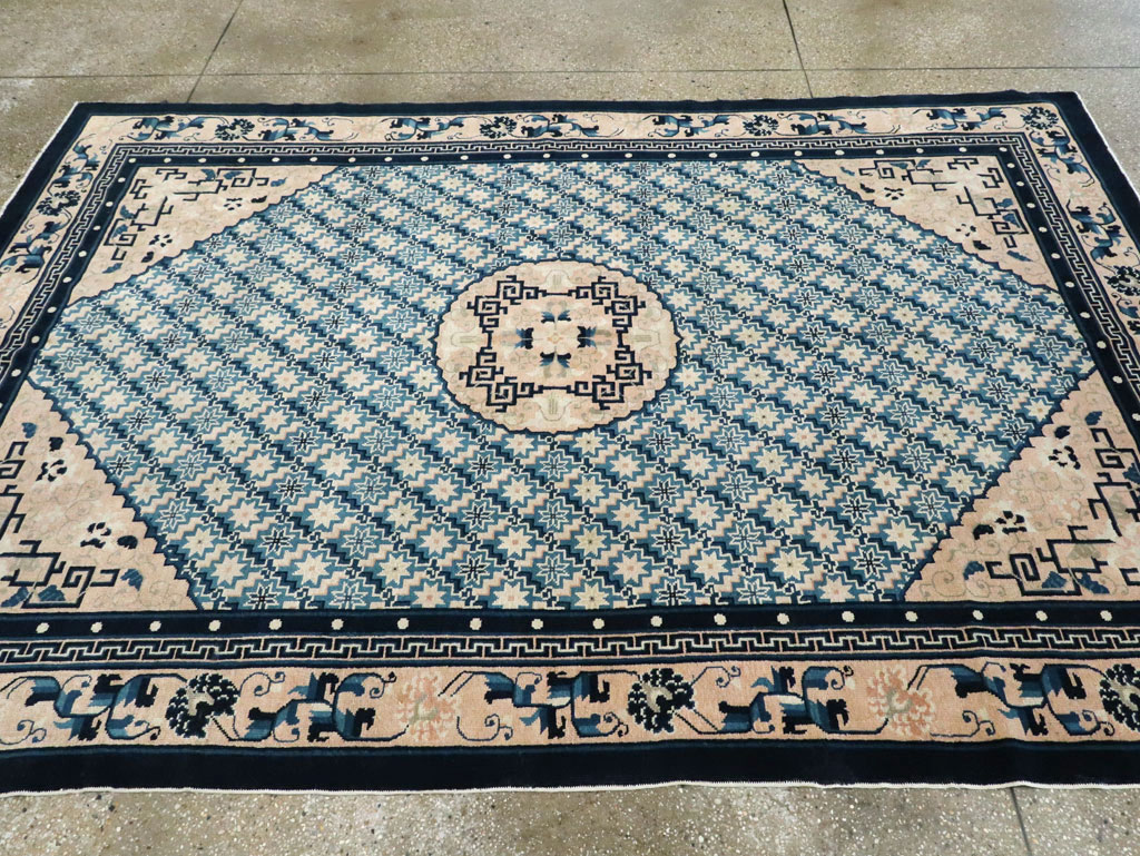 Vintage Chinese Peking Rug, No.26542 - Galerie Shabab