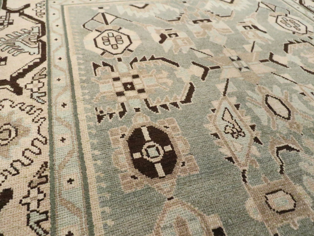 Vintage Persian Malayer Accent Rug (Pair: 1 of 2), No.26546 - Galerie Shabab