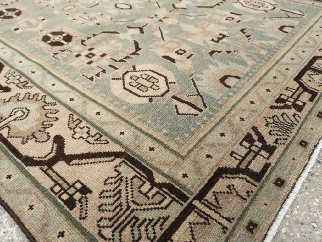 Vintage Persian Malayer Accent Rug (Pair: 1 of 2), No.26546 - Galerie Shabab