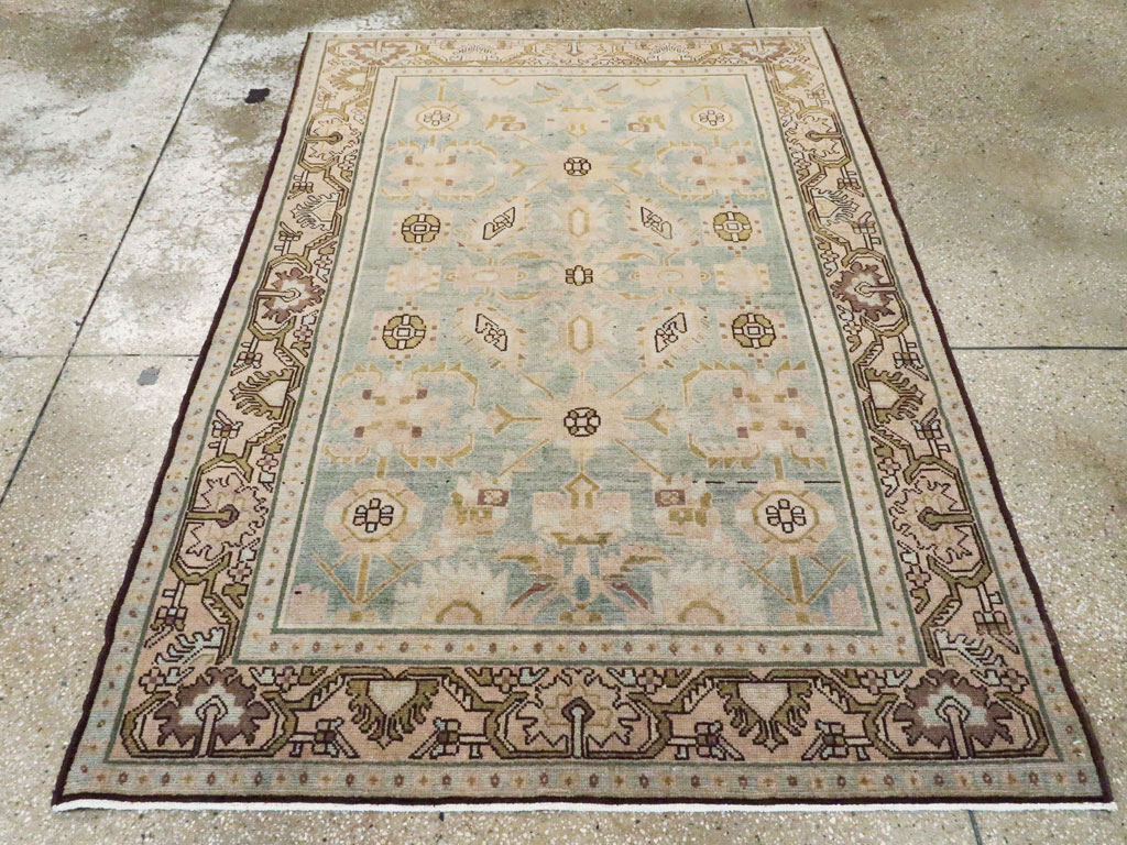 Vintage Persian Malayer Accent Rug, No.26548 - Galerie Shabab