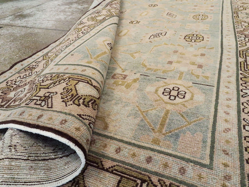 Vintage Persian Malayer Accent Rug, No.26548 - Galerie Shabab