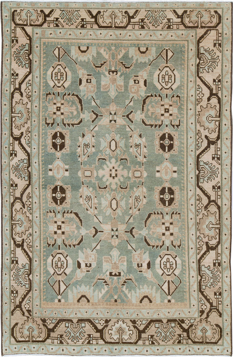 Vintage Persian Malayer Accent Rug (Pair: 2 of 2), No.26549 - Galerie Shabab