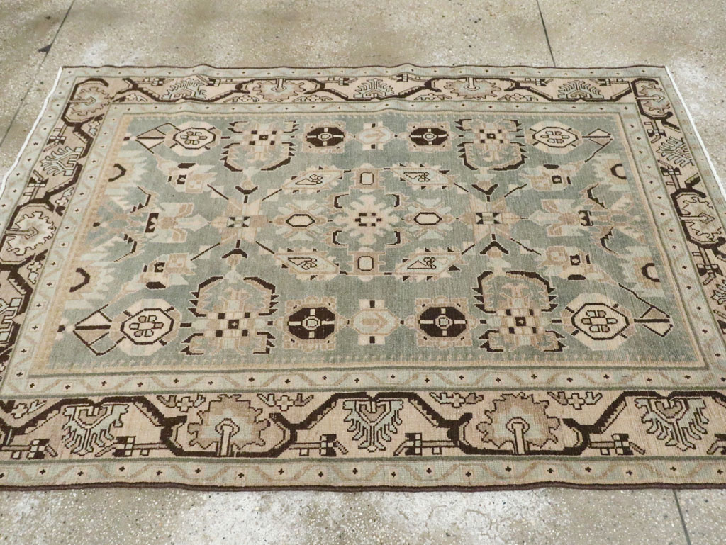 Vintage Persian Malayer Accent Rug (Pair: 2 of 2), No.26549 - Galerie Shabab
