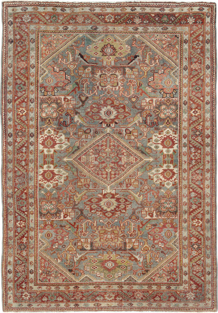 Antique Persian Mahal Rug, No.26555 - Galerie Shabab