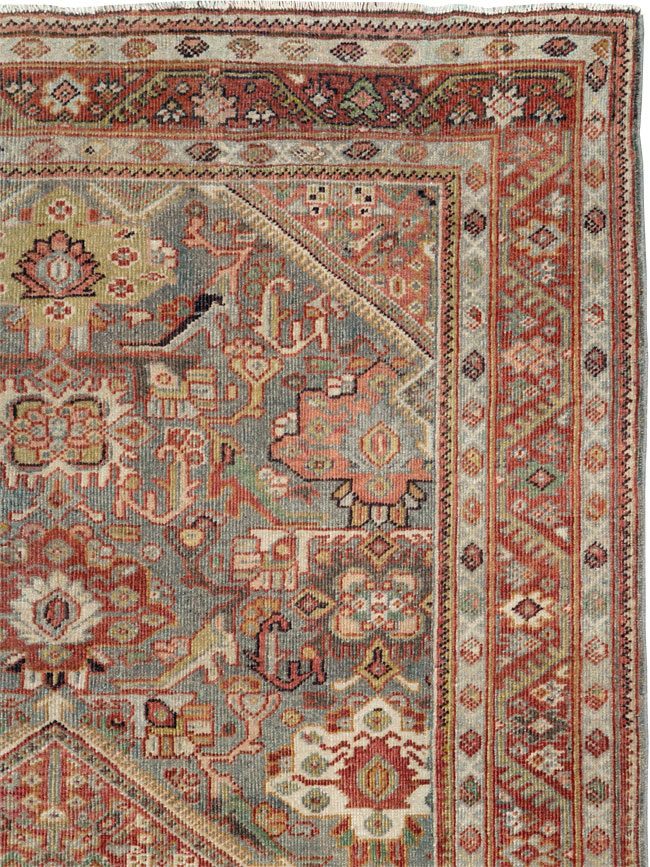 Antique Persian Mahal Rug, No.26555 - Galerie Shabab