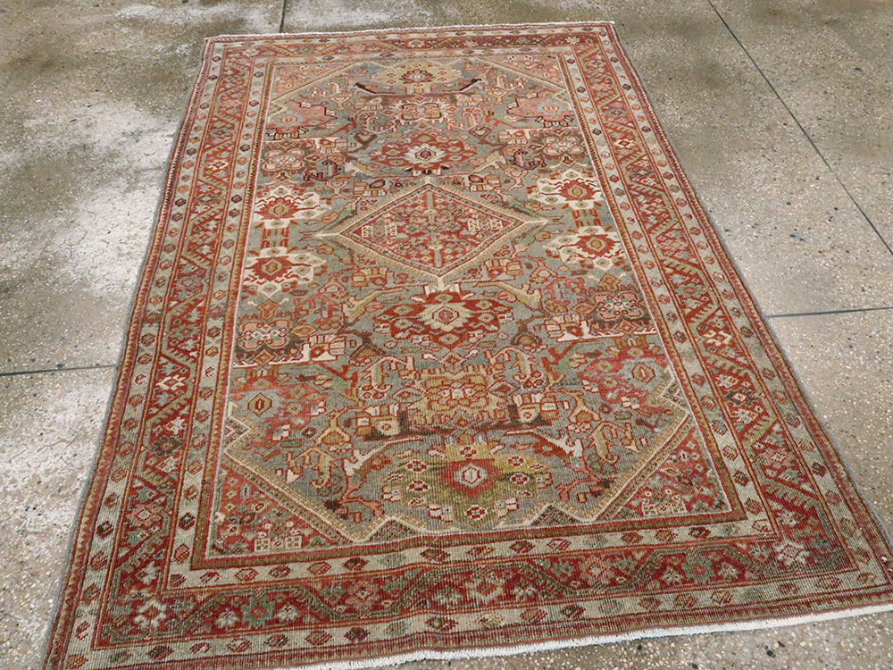 Antique Persian Mahal Rug, No.26555 - Galerie Shabab