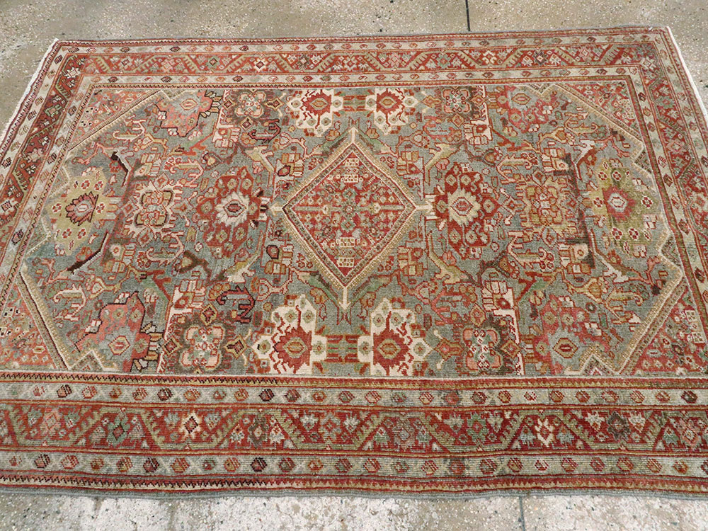 Antique Persian Mahal Rug, No.26555 - Galerie Shabab