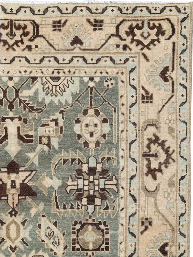 Vintage Persian Malayer Accent Rug, No.26557 - Galerie Shabab