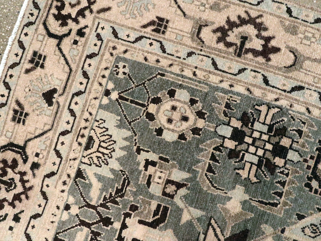 Vintage Persian Malayer Accent Rug, No.26557 - Galerie Shabab