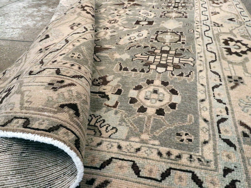 Vintage Persian Malayer Accent Rug, No.26557 - Galerie Shabab