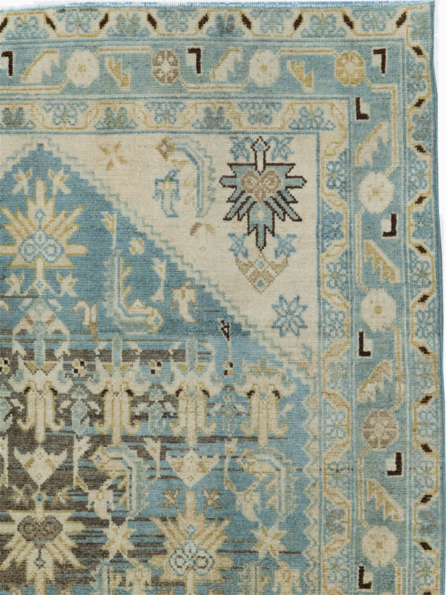 Vintage Persian Malayer Accent Rug, No.26567 - Galerie Shabab