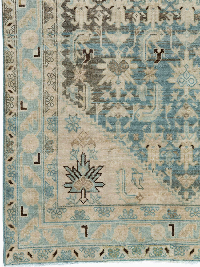 Vintage Persian Malayer Accent Rug, No.26567 - Galerie Shabab