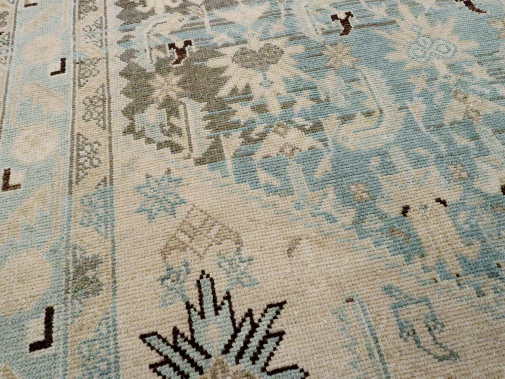 Vintage Persian Malayer Accent Rug, No.26567 - Galerie Shabab