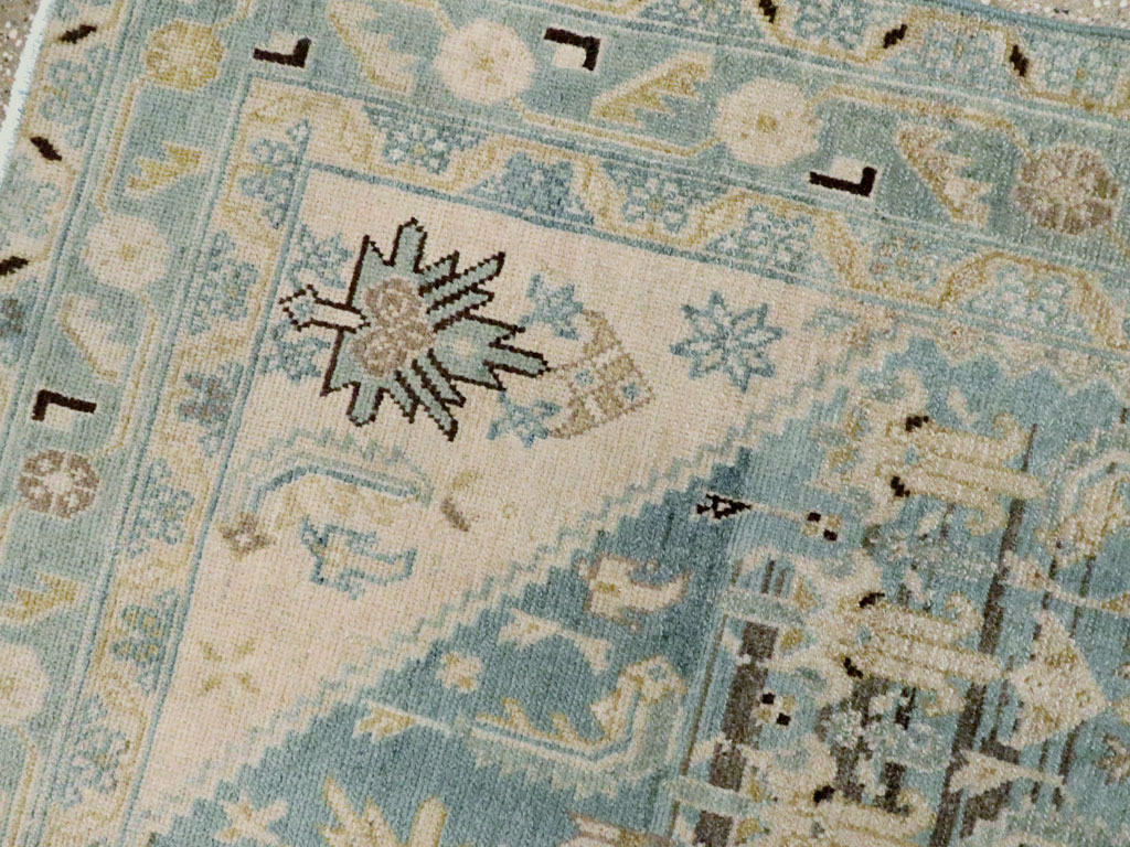 Vintage Persian Malayer Accent Rug, No.26567 - Galerie Shabab