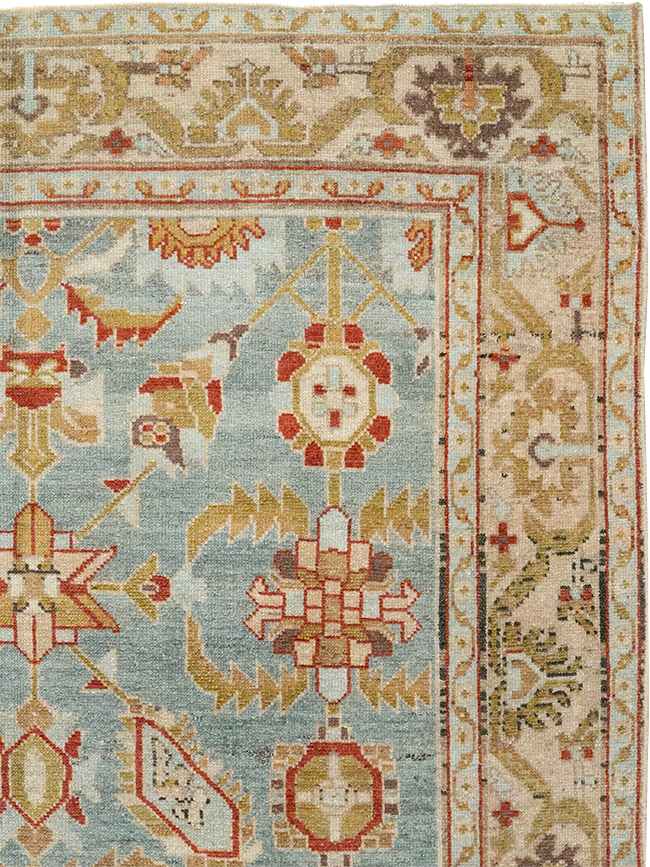 Vintage Persian Malayer Accent Rug, No.26569 - Galerie Shabab