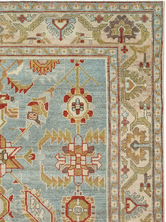 Vintage Persian Malayer Accent Rug, No.26569 - Galerie Shabab