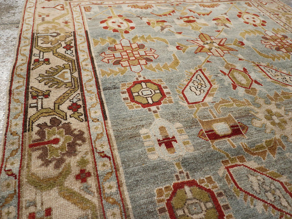 Vintage Persian Malayer Accent Rug, No.26569 - Galerie Shabab