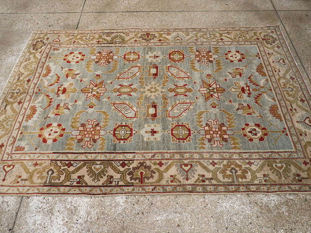 Vintage Persian Malayer Accent Rug, No.26569 - Galerie Shabab