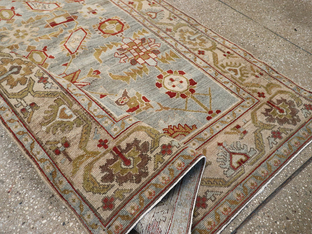 Vintage Persian Malayer Accent Rug, No.26569 - Galerie Shabab