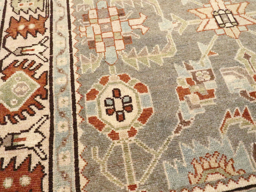 Vintage Persian Malayer Accent Rug, No.26570 - Galerie Shabab
