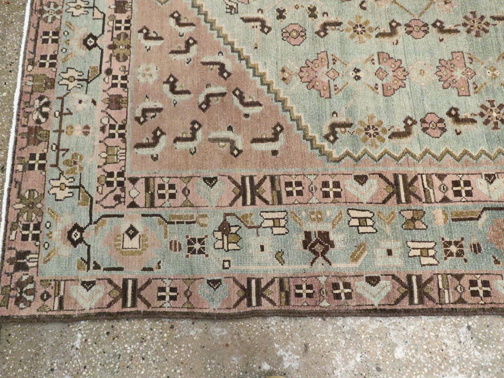 Vintage Persian Malayer Gallery Rug, No.26572 - Galerie Shabab