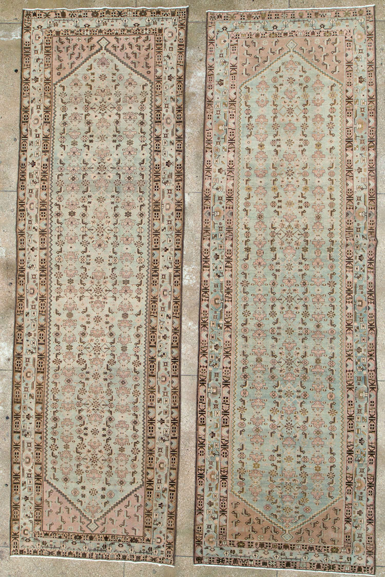 Vintage Persian Malayer Gallery Rug, No.26572 - Galerie Shabab